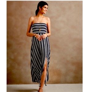 Banana republic striped tube maxi dress - NEW Size XL